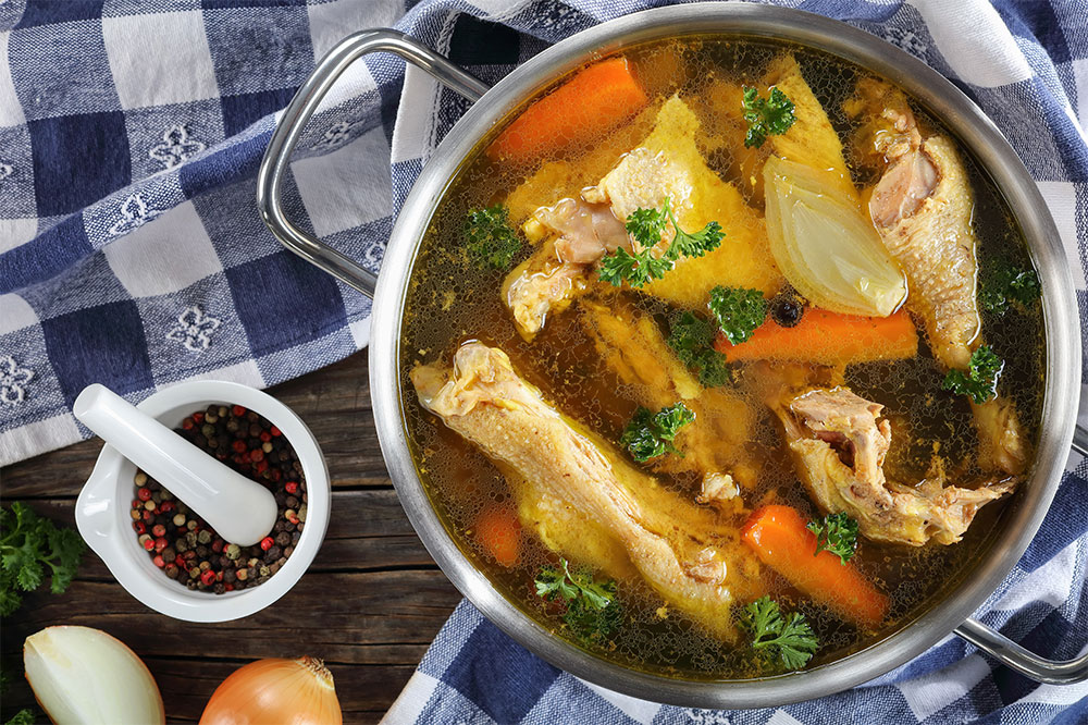 Healthy bone broth recipes for those with osteoporosis